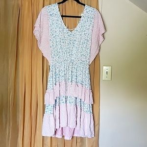 (LAST CALL) NWT cottagecore oversized ruffled dress